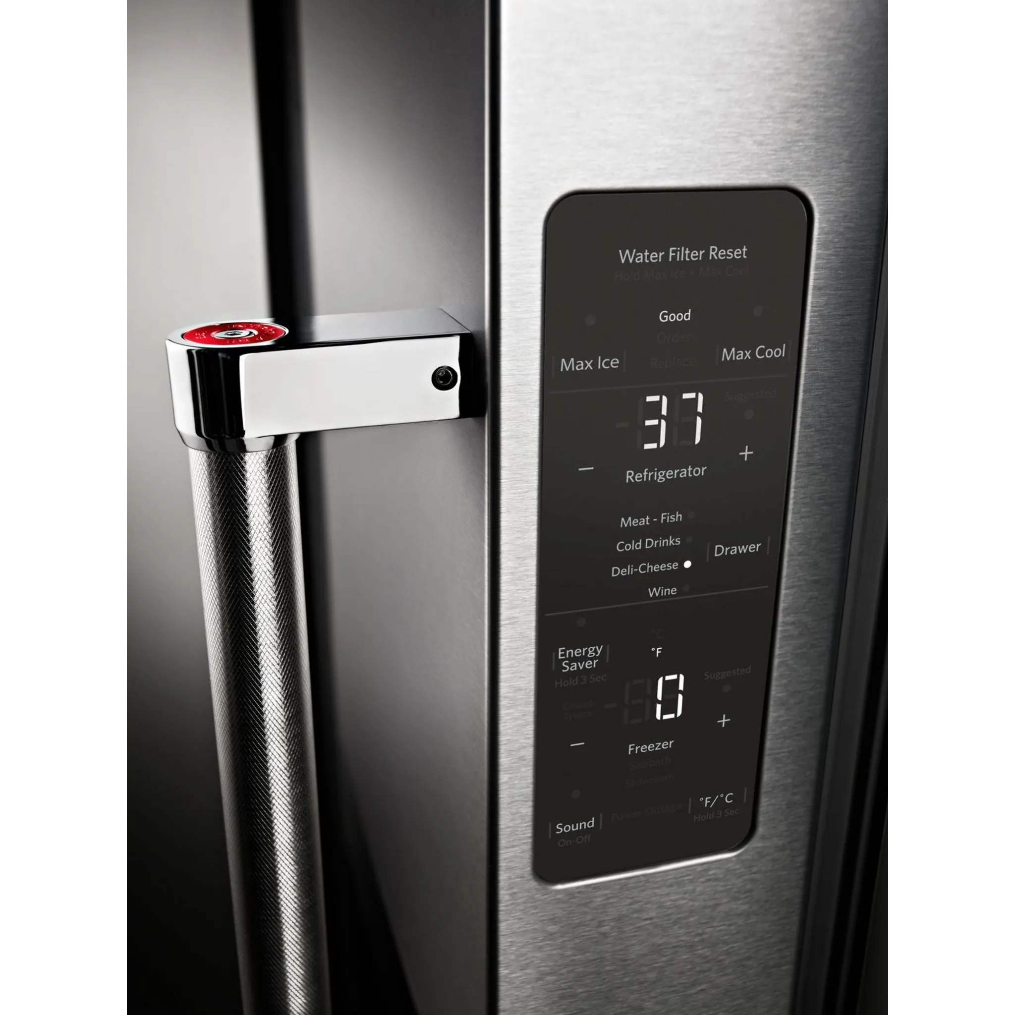 KitchenAid French Door Fridge (KRFC704FPS) - Stainless Steel with PrintShield™ Finish