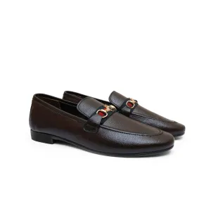 LS Pure Leather Walnut Buckle Formal Shoes LS-423