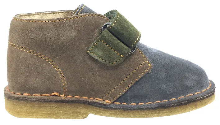 Naturino Boy's and Girl's Chukka Desert Boot, Grey/Beige/Green