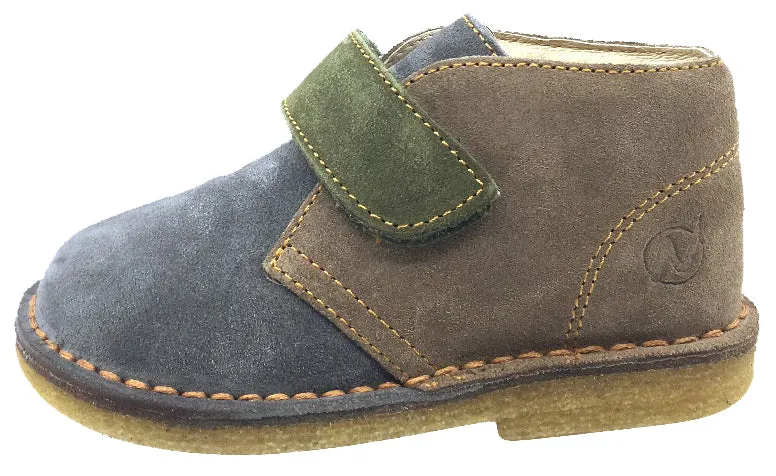 Naturino Boy's and Girl's Chukka Desert Boot, Grey/Beige/Green