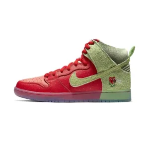 Nike Dunk Hi Strawberry Cough Regular Box University Spanich Green White