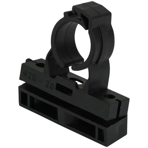 Nylon Black Open/Close Pipe Clip