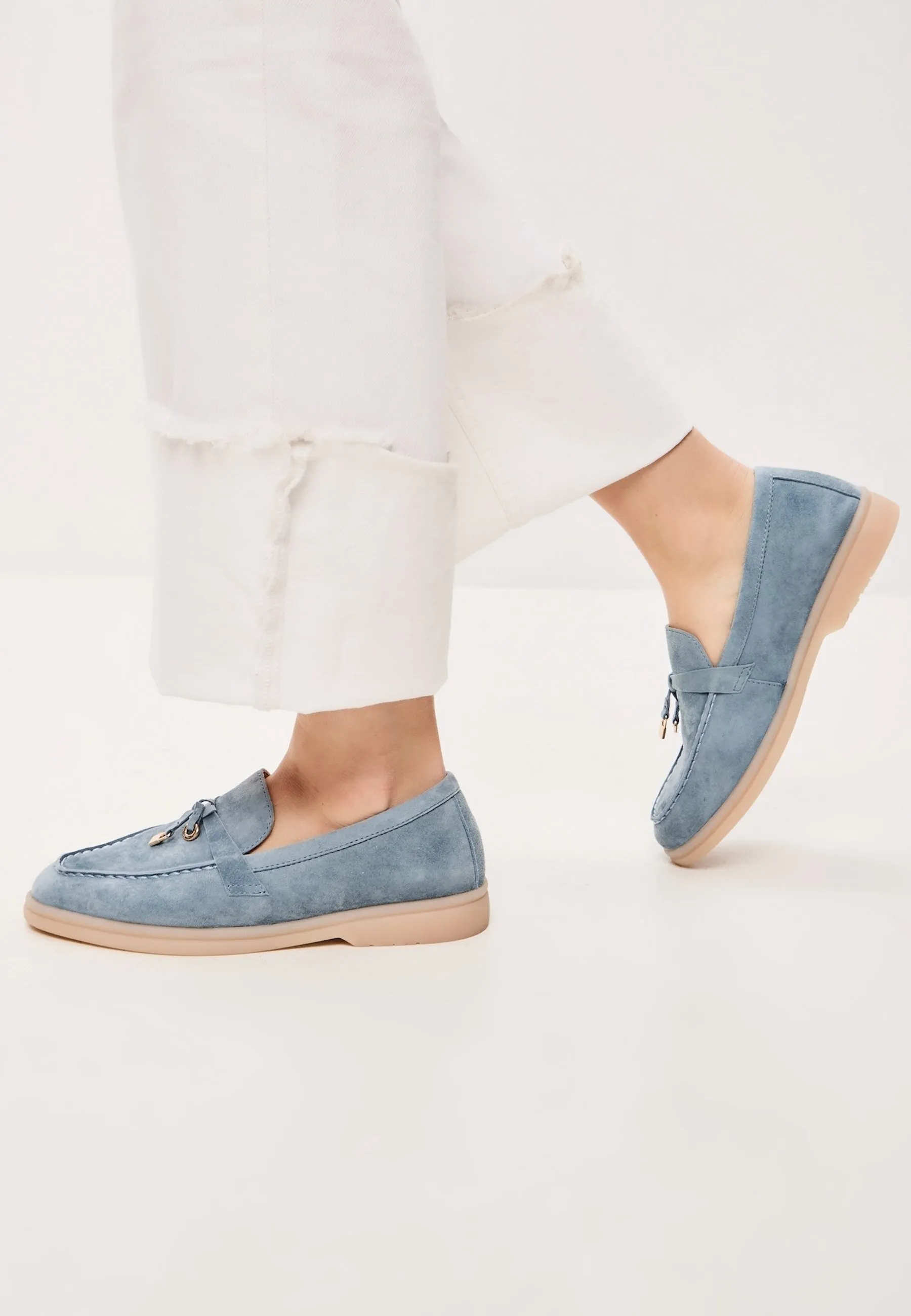 Platform Moccasins Aurelia - Blue