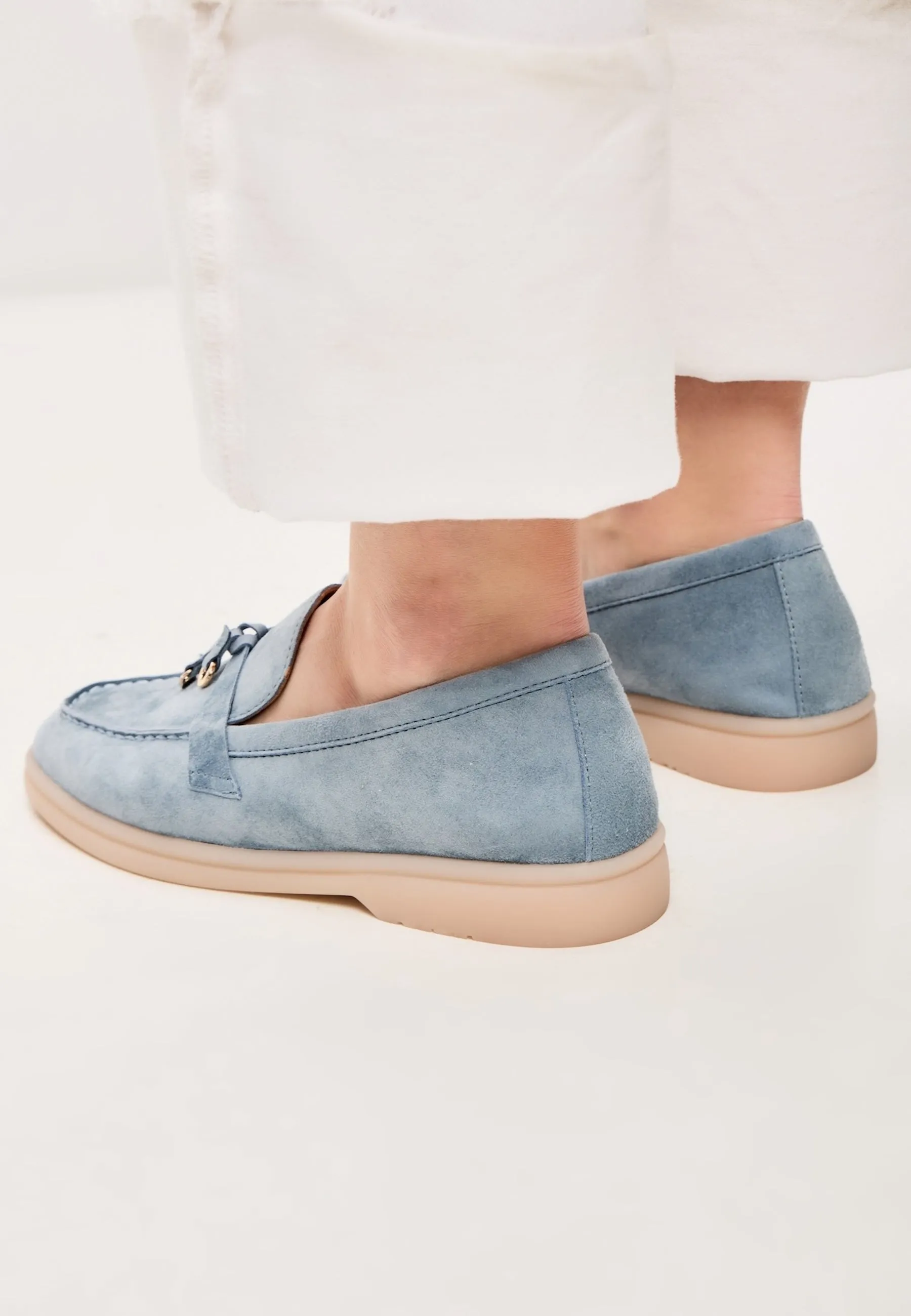 Platform Moccasins Aurelia - Blue