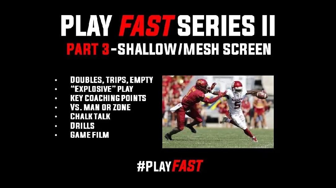 Play FAST Clinic II: MESH SCREEN