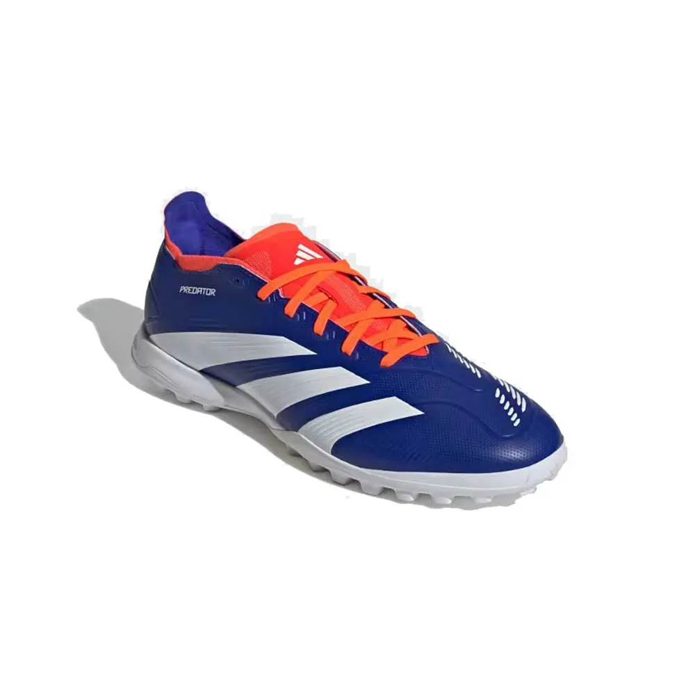 Predator League TF Soccer Shoe - Lucid Blue/Cloud White/Solar Red - Regular (D)