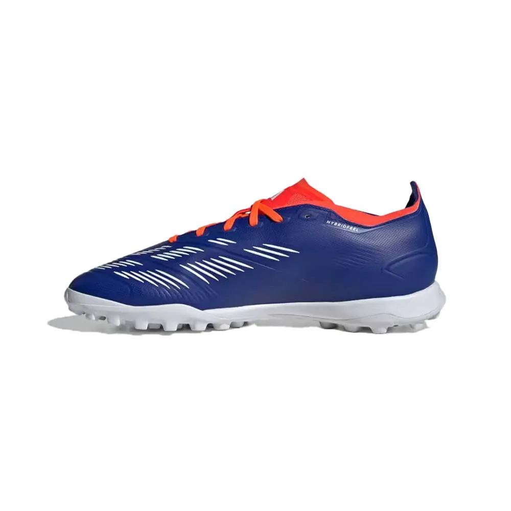 Predator League TF Soccer Shoe - Lucid Blue/Cloud White/Solar Red - Regular (D)