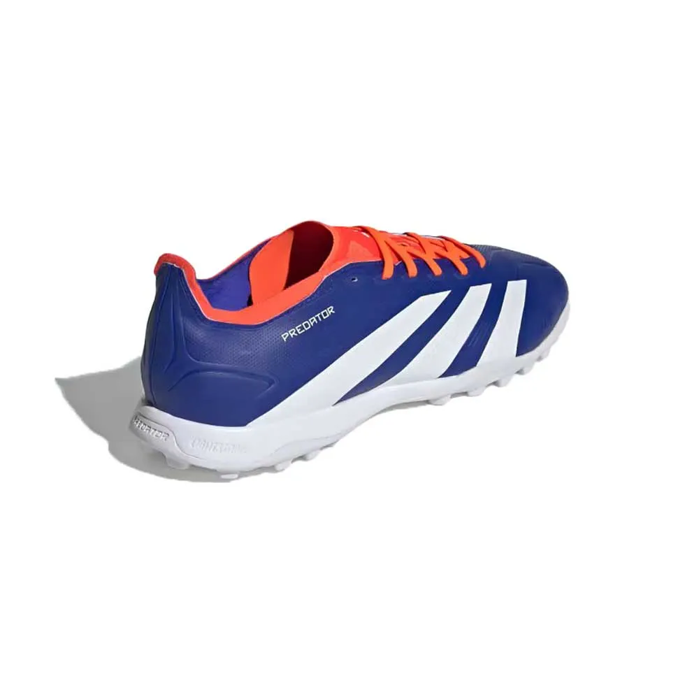 Predator League TF Soccer Shoe - Lucid Blue/Cloud White/Solar Red - Regular (D)