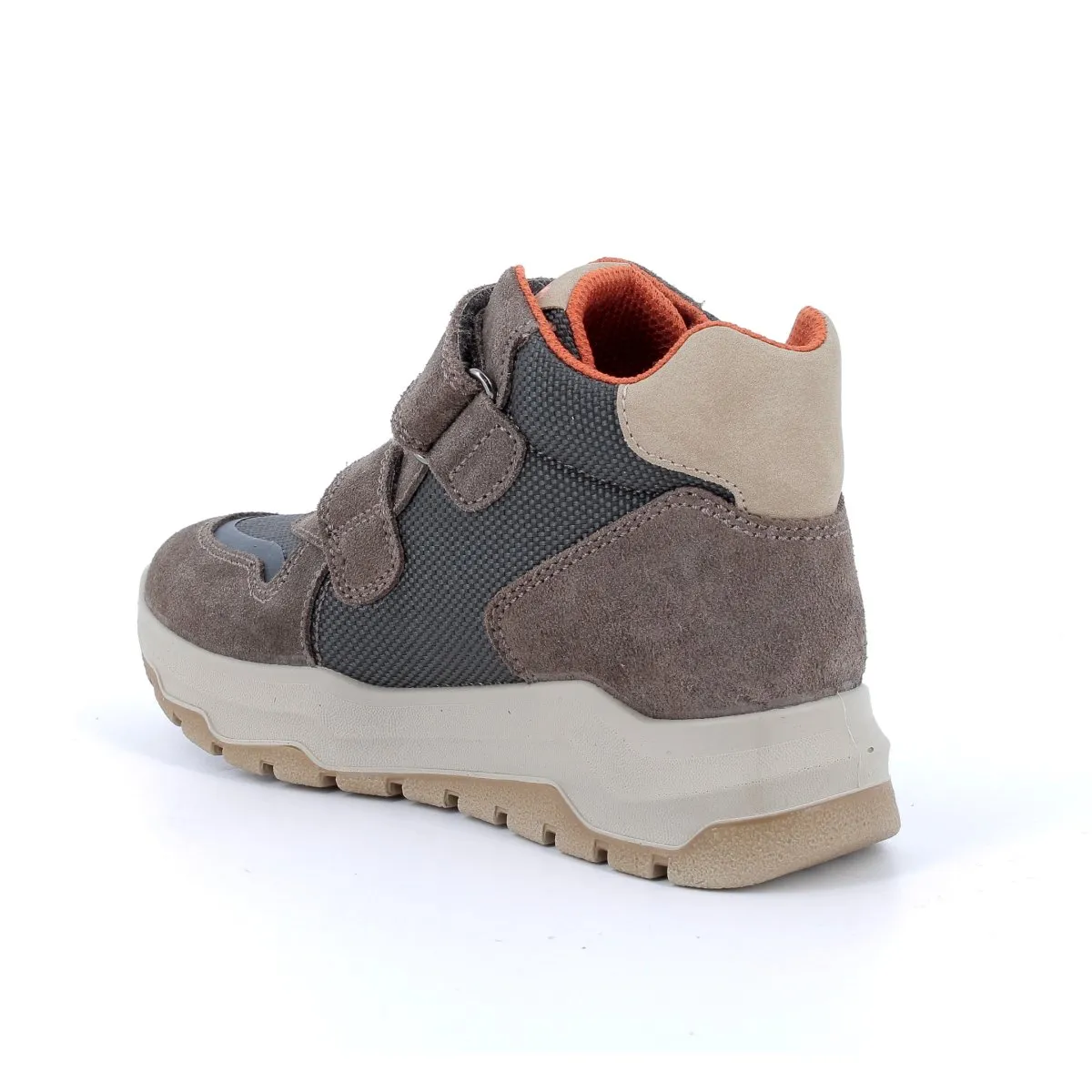 Primigi Boy's (Sizes 36-39) 6888800 Orange Patent/Grey Suede/Brown Fabric Gore-Tex