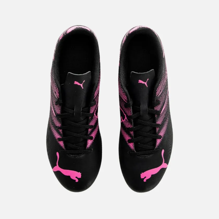 Puma Attacanto FG/AG Cleats Men's Football Shoes -Black/Poison Pink