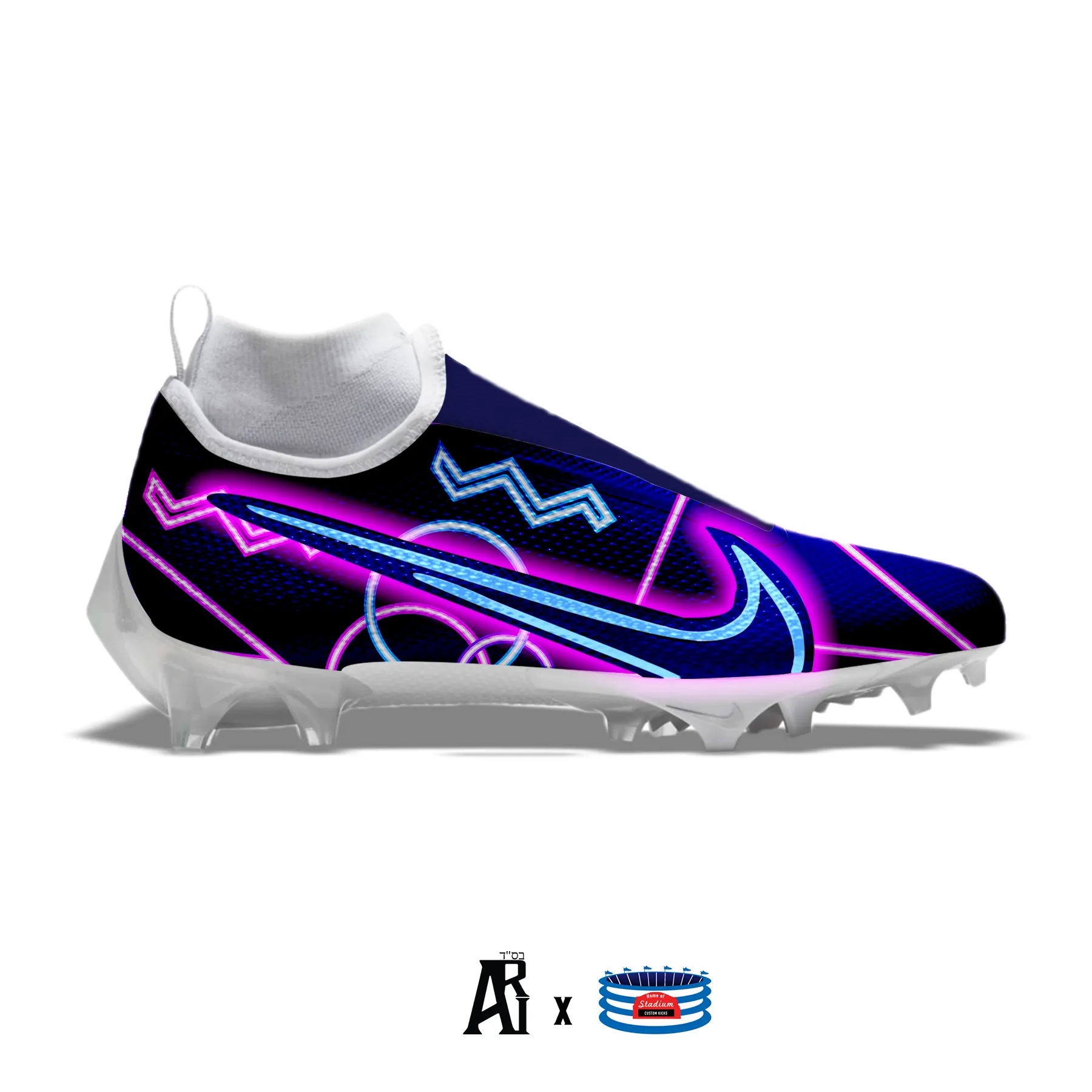 "Neon Abstract" Nike Vapor Pro 360 Cleats