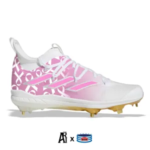 "Pink Ribbon" Adidas Adizero Afterburner NWV Cleats