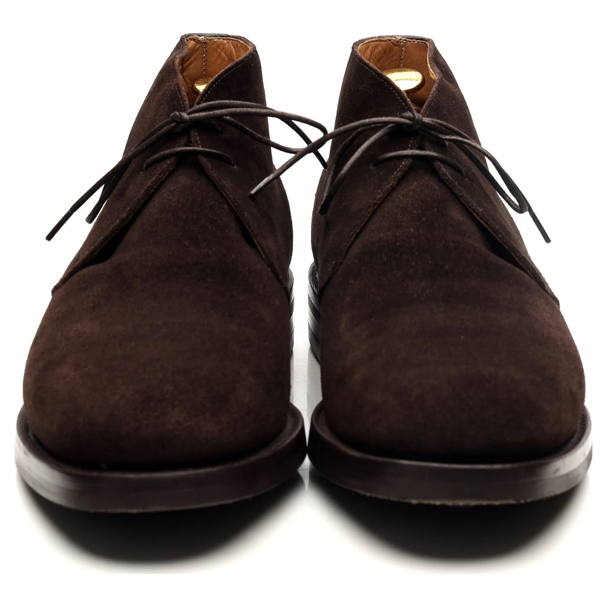 'Ryder 3' Dark Brown Suede Chukka Boots UK 9 F