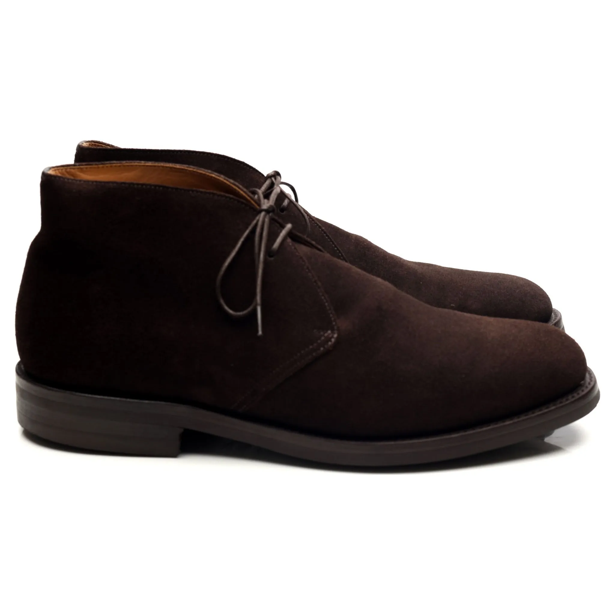 'Ryder 3' Dark Brown Suede Chukka Boots UK 9 F