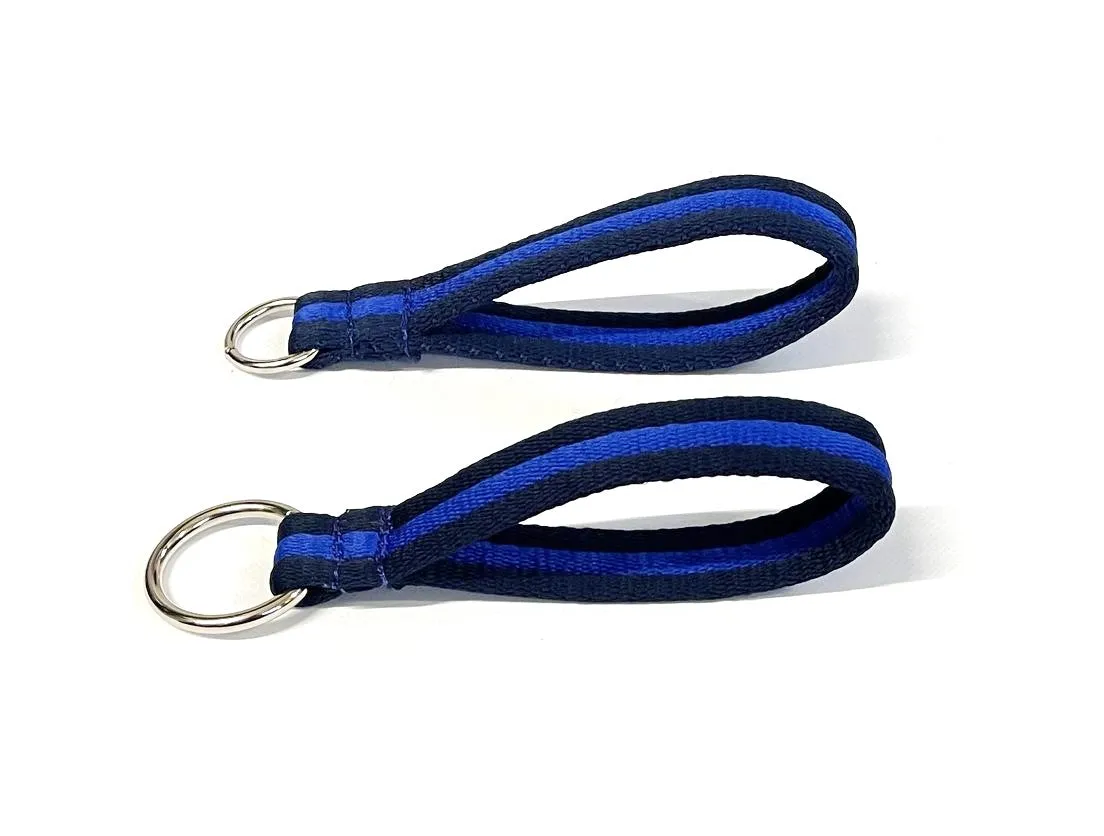 Short Close Control Grab Handle Dog Lead 8" Long With O-ring 25mm Air Webbing