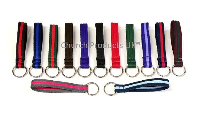 Short Close Control Grab Handle Dog Lead 8" Long With O-ring 25mm Air Webbing