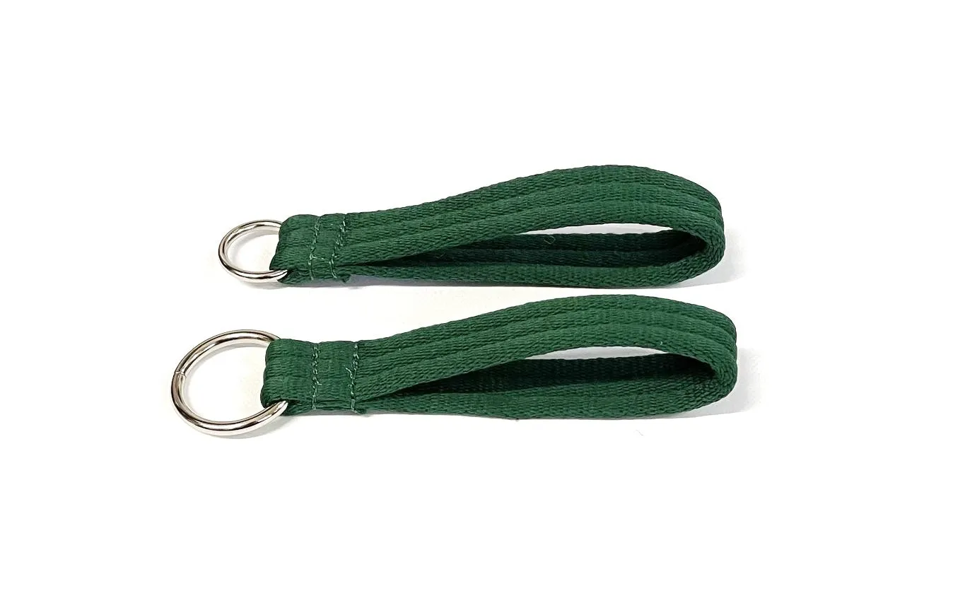 Short Close Control Grab Handle Dog Lead 8" Long With O-ring 25mm Air Webbing