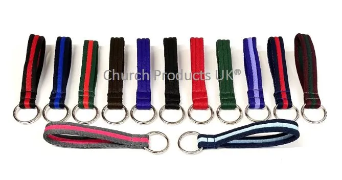 Short Close Control Grab Handle Dog Lead 8" Long With O-ring 25mm Air Webbing