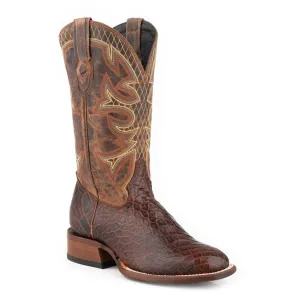 Stetson Brown Men's Grator Alligator Square Toe 0510