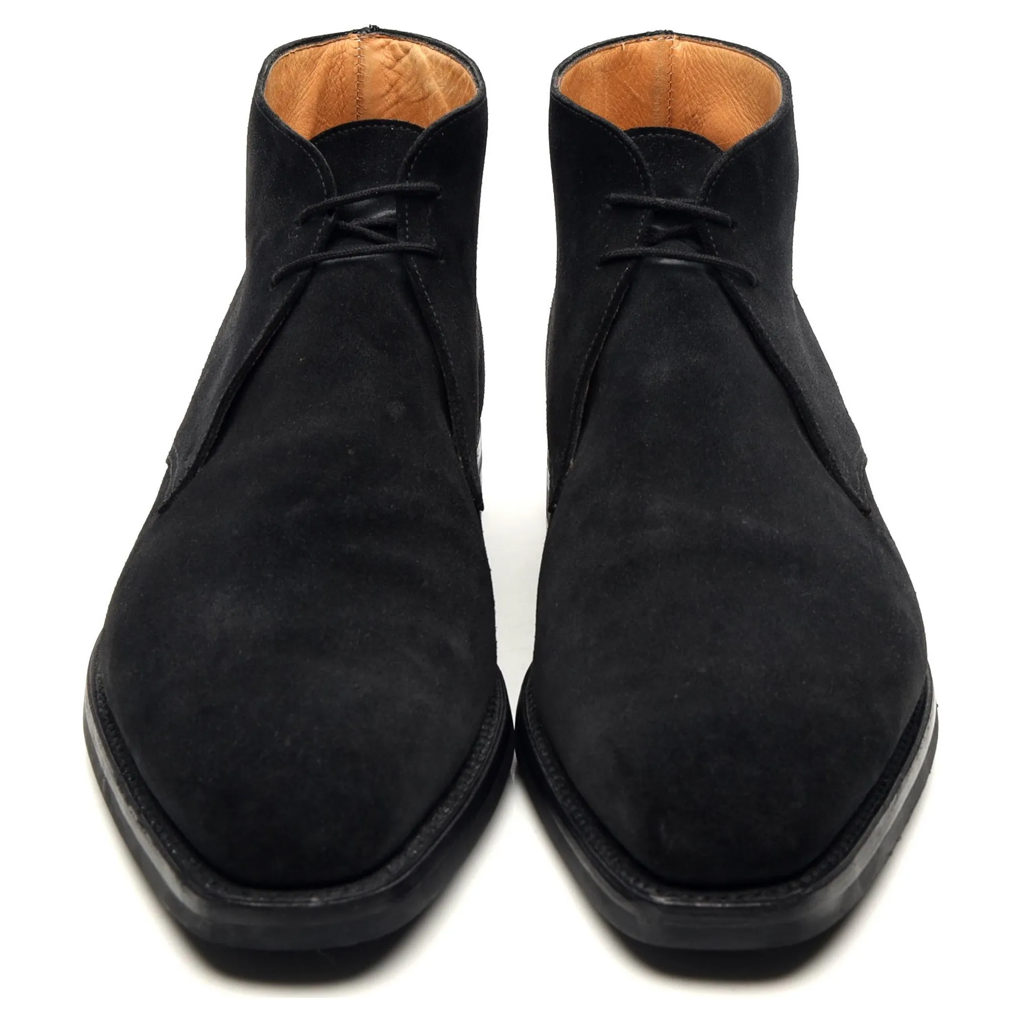 'Tetbury' Black Suede Chukka Boots UK 9 E