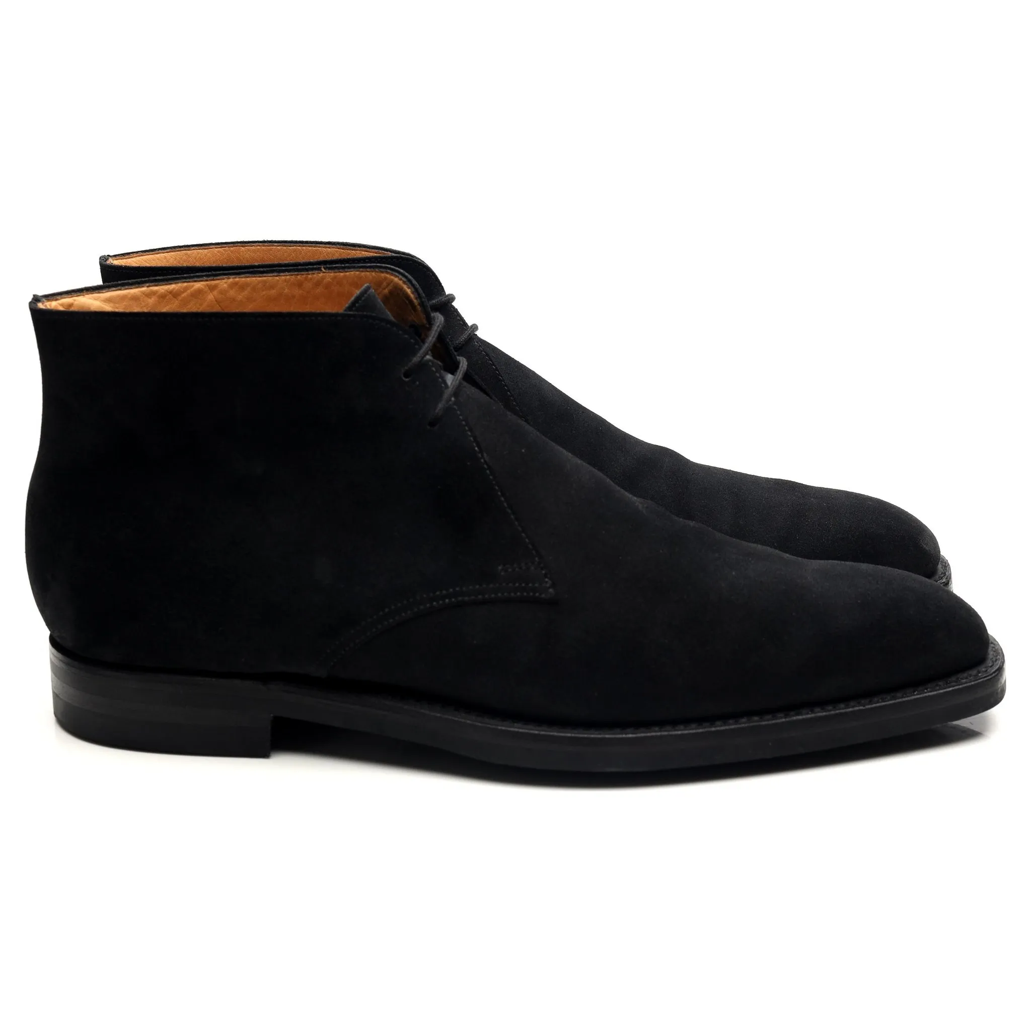 'Tetbury' Black Suede Chukka Boots UK 9 E