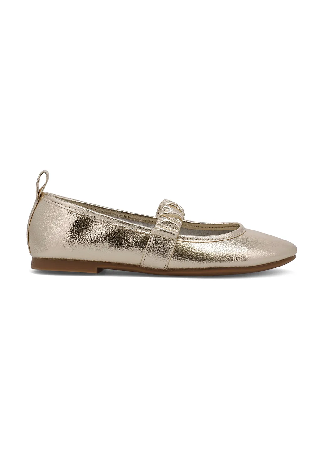 Uliana Soft Gold Ballet Flat