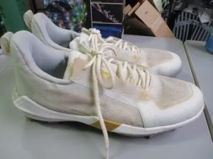 Used Under Armour Harper Hybrid Baseball Cleats Metal / Molded Size 12.5