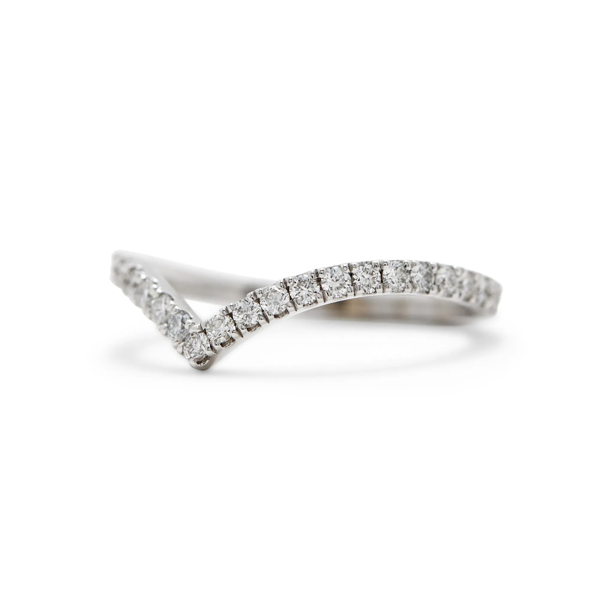 Vi Contoured Diamond Band